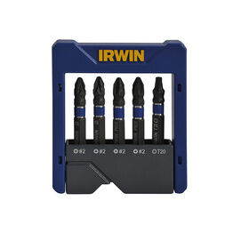 IRWIN® Phillips/Pozi/TORX Impact Screwdriver Pocket Bit Set, 5 Piece