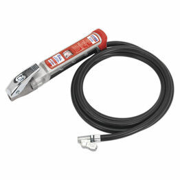 Sealey SA37/94 Professional Tyre Inflator with 2.7m Hose & Clip-On Connector