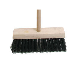 Faithfull Broom PVC 325mm (13in) Head complete with Handle