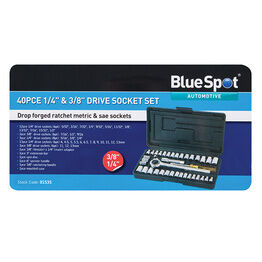 BlueSpot Tools Mixed Drive Socket Set, 40 Piece