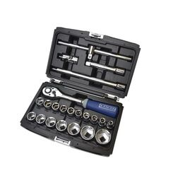 Expert 1/2in Drive Socket & Accessory Set, 22 Piece