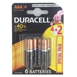 Duracell 4 Plus 2 Pack Batteries