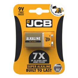 JCB S5341 Super Alkaline 9v Cell Batteries