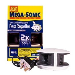 The Big Cheese STV725 Mega Sonic Twin Speaker Ultrasonic Pest Repeller
