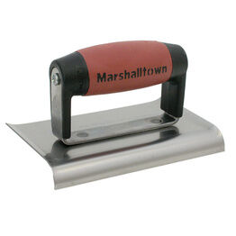 Marshalltown M136D Cement Edger Curved End DuraSoft® Handle 6 x 3in