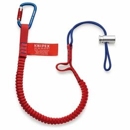 Draper 13163 KNIPEX 00 50 12 T BK Lanyard with fixated carabiner