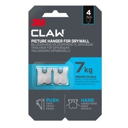 3M Claw CLAW7 Drywall Picture Hanger 7kg