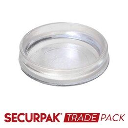 Securpak Trade Pack T10230 Castor Cup Clear Small