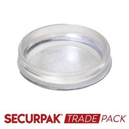 Securpak Trade Pack T10231 Castor Cup Clear Large