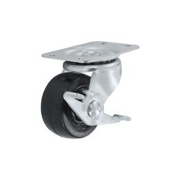 Smiths Ironmongery Swivel Castor Wheel With Brake