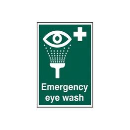 Scan Emergency Eye Wash - PVC Sign 200 x 300mm
