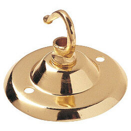 Dencon 1135P Brass Ceiling Hook