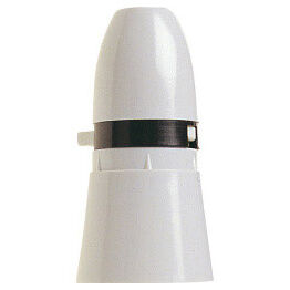 Dencon 1415P 1/2" Switched Lampholder White, T1 Long Skirt to BSEN/IEC61184