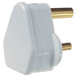 Dencon BP6052 5A, 3 Pin Plug to BS546, White