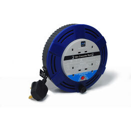 Masterplug MCT1010/BL-MP 10m, 4 Gang, 10 Amp Cable Reel