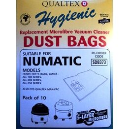 Numatic SDB373STV Henry AS200 Microfibre Bags