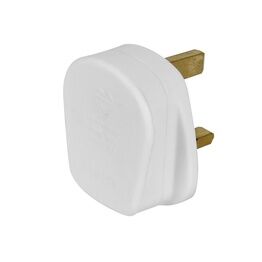 Securlec SL9025 13A, 3 Pin Plug Fused 13A to BS1363,White