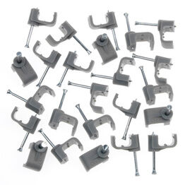 Securlec Cable Clips Flat Pack 20