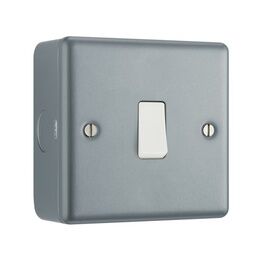 Masterplug Metal Clad Light Switch