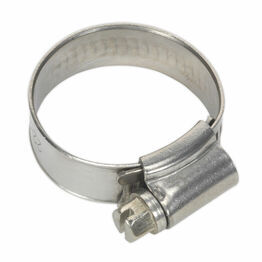 Sealey SHCSS0X Hose Clip Stainless Steel &#8709;22-32mm Pack of 10
