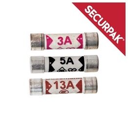 Securpak SP10676 Mixed Fuses 3a-5a-13a