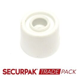 Securpak Trade Pack T10024 Door Stop White 32mm