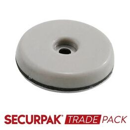 Securpak Trade Pack T10225 Slide Glides Screw Fix/Adh.25mm
