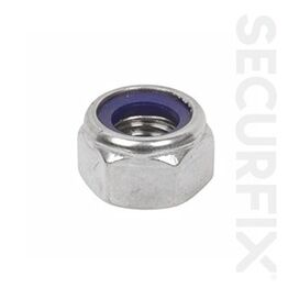Securfix Trade Pack T10467 Nylon locking Nut 50 Pack
