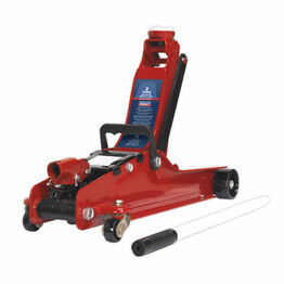 Sealey Trolley Jack 2tonne Low Entry Short Chassis