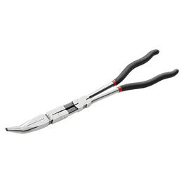 Facom Double Jointed Extra Long Half-Round Nose Pliers 45° Angle 340mm