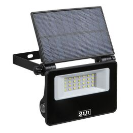 Sealey Extra-Slim Solar Floodlight with Wall Bracket 20W SMD LED LED20S