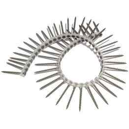 ForgeFix Collated Drywall Screws, Phillips, Bugle Head