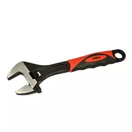 10" (250mm) Soft Grip Wide Jaw (35mm) Adjustable Wrench