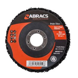 Abracs ABPOLY115 Rust + Paint Removal Disc