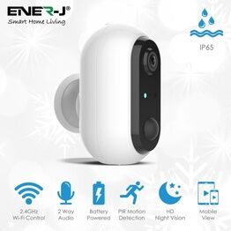 ENER-J Smart Wireless Battery Camera 1080P