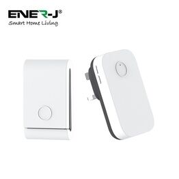Enerj Smart Ltd WS1077 ENER-J WS1077 W/LESS KINETIC DOORBELL UK PLUG