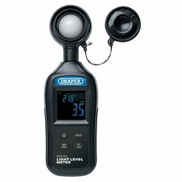 Draper 12443 Handheld Digital Light Level Meter, 0-200KLux and -20 to +70℃