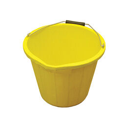 Faithfull Heavy-Duty Bucket 14 litre (3 gallon) - Yellow