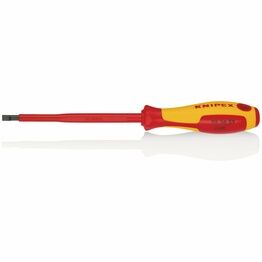 Draper 18793 KNIPEX 98 20 55 VDE Insulated Slotted Screwdriver, 5.5 x 125mm
