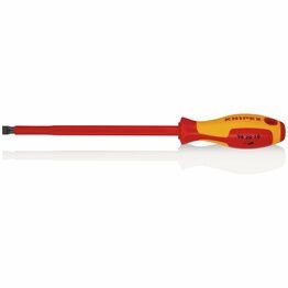 Draper 18798 KNIPEX 98 20 10 VDE Insulated Slotted Screwdriver, 10.0 x 200mm