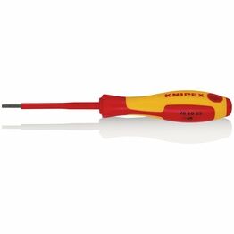 Draper 76803 KNIPEX 98 20 25 VDE Insulated Slotted Screwdriver, 2.5 x 75mm