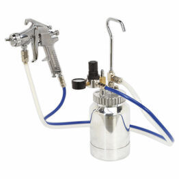 Sealey SSG1P Pressure Pot System with Spray Gun & Hoses 1.8mm Set-Up