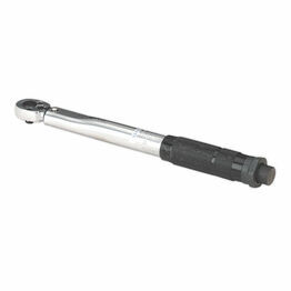 Sealey STW101 Torque Wrench Micrometer Style 1/4"Sq Drive 5-25Nm(44-221lb.in) - Calibrated
