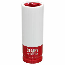 Sealey SX03021 Alloy Wheel Impact Socket 21mm 1/2"Sq Drive