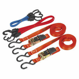 Sealey TD285SBD Tie Down & Bungee Cord Set 6pc