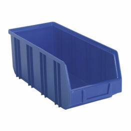Sealey TPS3D Plastic Storage Bin Deep 145 x 335 x 125mm Blue Pack of 16