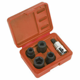 Sealey VS0464 Brake Caliper Socket Set 5pc 1/2"Sq Drive