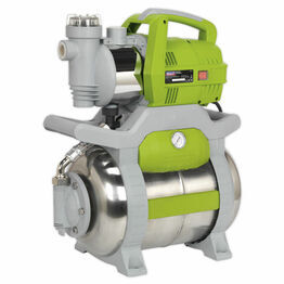Sealey WPB062S Surface Mounting Booster Pump Stainless Steel 55ltr/min 230V
