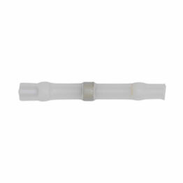 Sealey WTSSB25 Heat Shrink Butt Connector Solder Terminal 24-22 AWG White Pack of 25