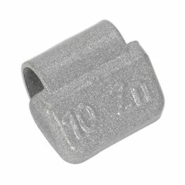 Sealey WWAH10 Wheel Weight 10g Hammer-On Plastic Coated Zinc for Alloy Wheels Pack of 100